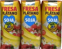 Mängden socker i Bebida de soja fresa plátano