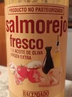 Mängden socker i Salmorejo fresco