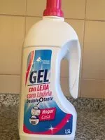 Mängden socker i Gel con lejía