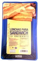 Mängden socker i Lonchas para sándwich