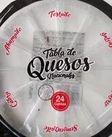 Mängden socker i Tabla de quesos nacionales