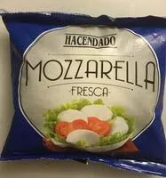Mängden socker i Mozzarella fresca