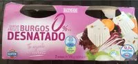 Mängden socker i Queso fresco Burgos desnatado