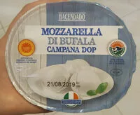 Mängden socker i Mozzarella di bufala campana