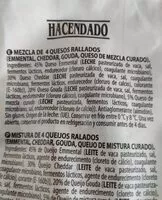 Mängden socker i 4 quesos