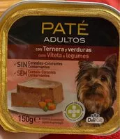 Mängden socker i Pate para perros adultos