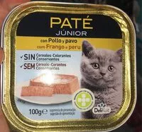 Mängden socker i Paté junior con pollo y pavo