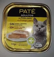 Mängden socker i Paté adultos de gatos