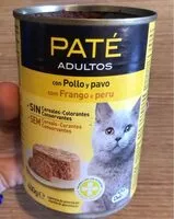 Mängden socker i Pate Gatos Adultos