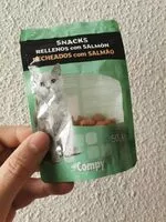Mängden socker i Snacks rellenos con salmón