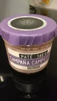 Mängden socker i Paté de campestre