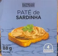 Mängden socker i Paté de Sardinha