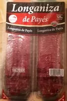 Mängden socker i Longaniza de Payés