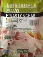 Mängden socker i Mortadela pavo finas lonchas
