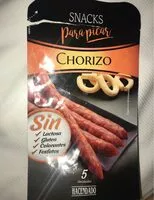 Mängden socker i Snacks de chorizo para picar