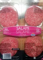 Mängden socker i Salami extra