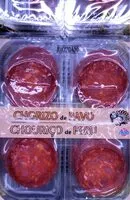 Mängden socker i Chorizo de pavo