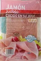 Mängden socker i Jamón jugoso cocido en su jugo