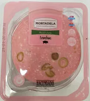 Mängden socker i Mortadela con aceitunas