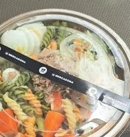 Mängden socker i Ensalada de pasta con atún y surimi