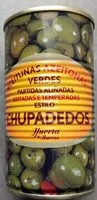 Mängden socker i Aceitunas verdes estilo chupadedos