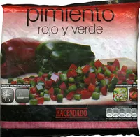 Mängden socker i Pimientos rojos y verdes congelados