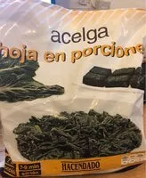 Mängden socker i Acelga hoja en porciones