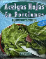 Mängden socker i Acelgas hojas en porciones