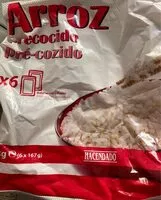 Mängden socker i Arroz precocido
