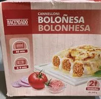 Mängden socker i Cannelloni boloñesa