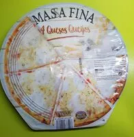 Mängden socker i Pizza masa fina de 4 quesos