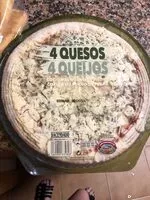 Mängden socker i Pizza 4 quesos