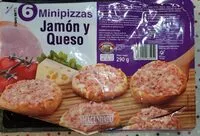 Mängden socker i Mini pizzas jamón y queso