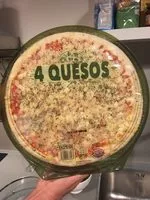 Mängden socker i Pizza 4 quesos