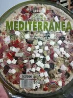 Mängden socker i Pizza mediterránea