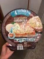 Mängden socker i Pizza 4 quesos rellena de gorgonzola