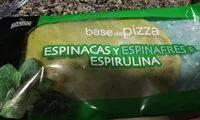 Mängden socker i Base pizza de espinacas y espirulina