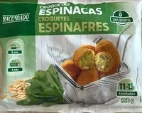 Mängden socker i Croquetas espinacas