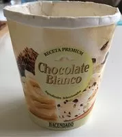 Mängden socker i Helado de chocolate blanco