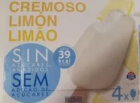 Mängden socker i Cremoso limon
