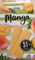 Mängden socker i Glace Mangue
