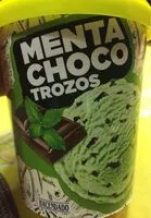 Mängden socker i Menta choco trozos