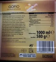 Mängden socker i Helado con Gofio