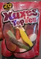 Mängden socker i Xuxes top ten