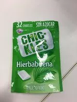 Mängden socker i Chickles Hierbabuena