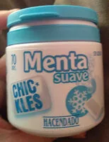 Mängden socker i Chicles de menta suave