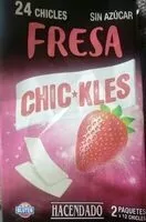 Mängden socker i Chic*kles de fresa