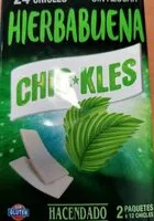 Mängden socker i Chic*kles Hierbabuena