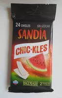 Mängden socker i Chicles Sandia