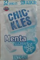 Mängden socker i Chicles menta suave